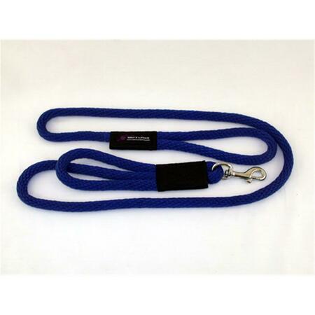 SOFT LINES 2 Handled Sidewalk Safety Dog Snap Leash 0.62 In. Diameter By 8 Ft. - Royal Blue PSS11008ROYALBLUE